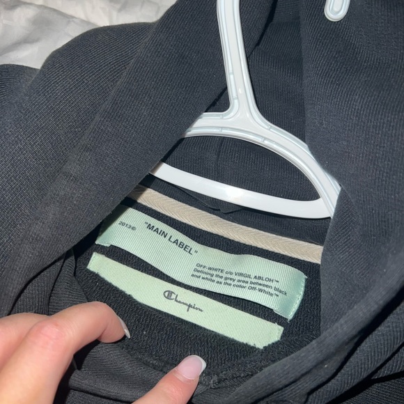 Off-White Champion [XS/S] Collab Hoodie - Picture 8 of 10